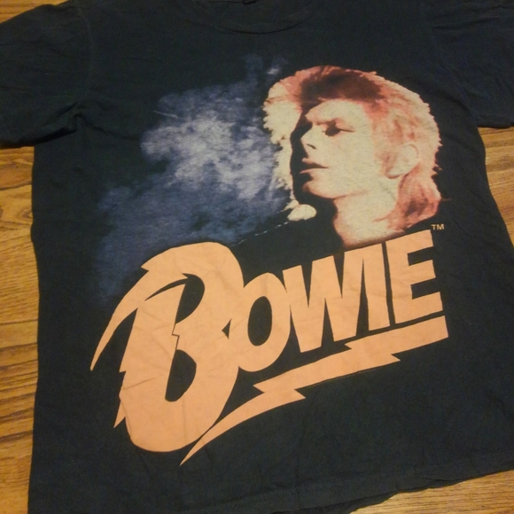 ๐ต David Bowie ๐ค Shirt โญ Ziggy Stardust Shirt Large ๐ถ Band Concert Tee 70s ๐ฅ - Picture 2 of 7